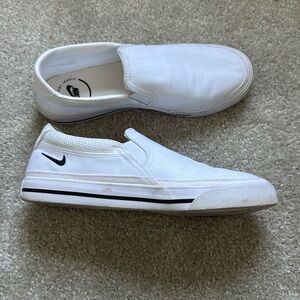 Nike White Slip-On Sneakers 8